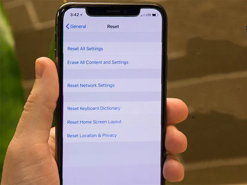 Phương Pháp 2: Đặt Lại Cài Đặt (Reset All Settings)